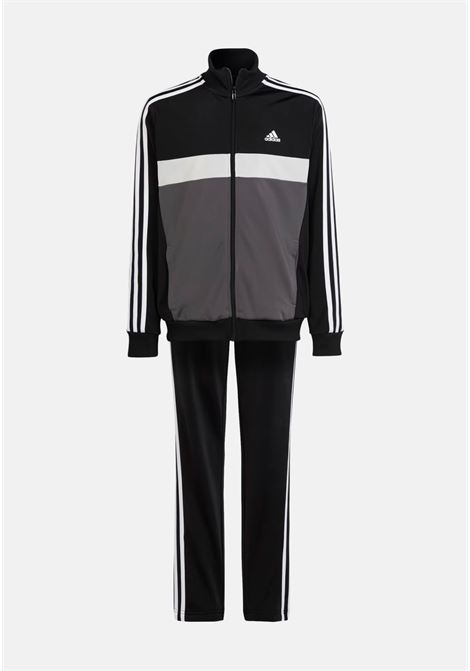 Black acetate tracksuit for boys and girls ADIDAS PERFORMANCE | HR6406.